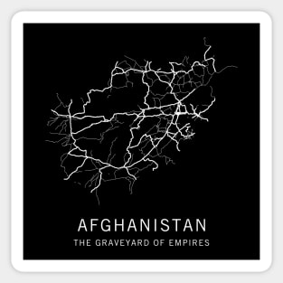 Afghanistan Road Map Sticker